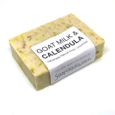 Soaplandia Goat Milk & Calendula Tea Soap, Unscented - Image 2
