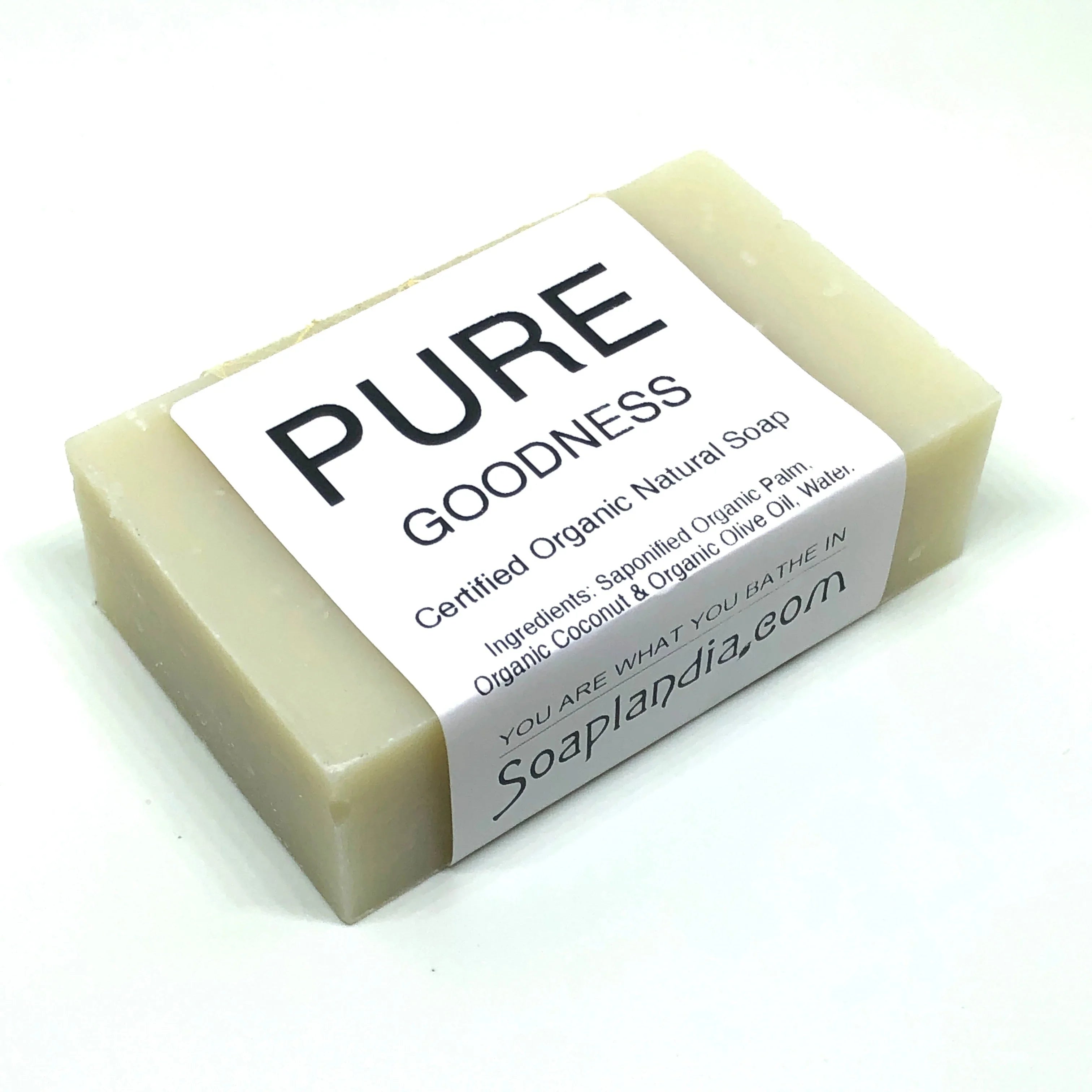 Soaplandia Pure Goodness Bar Soap, Organic