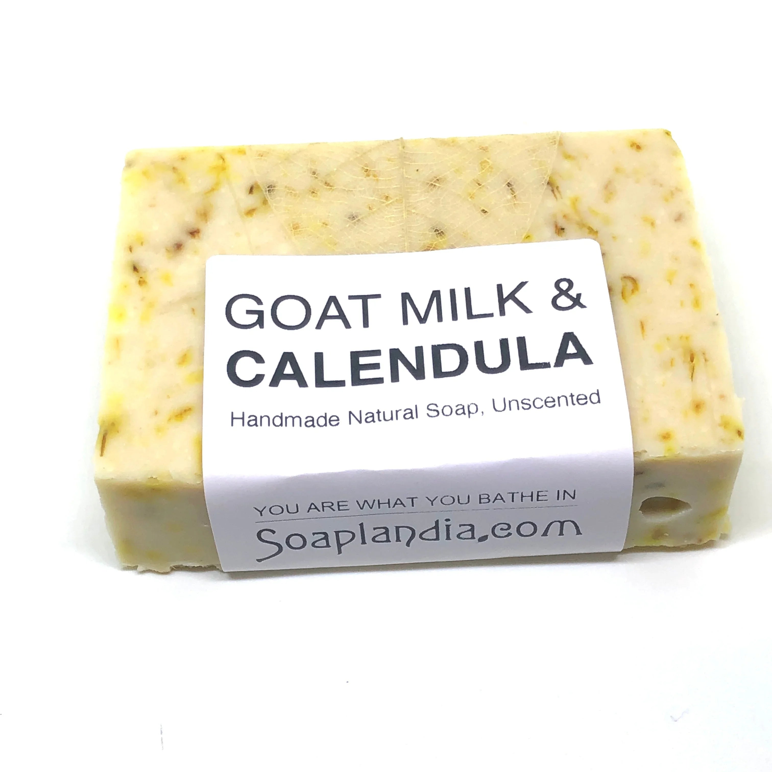 Soaplandia Goat Milk & Calendula Tea Soap, Unscented