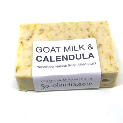 Soaplandia Goat Milk & Calendula Tea Soap, Unscented - Image 4