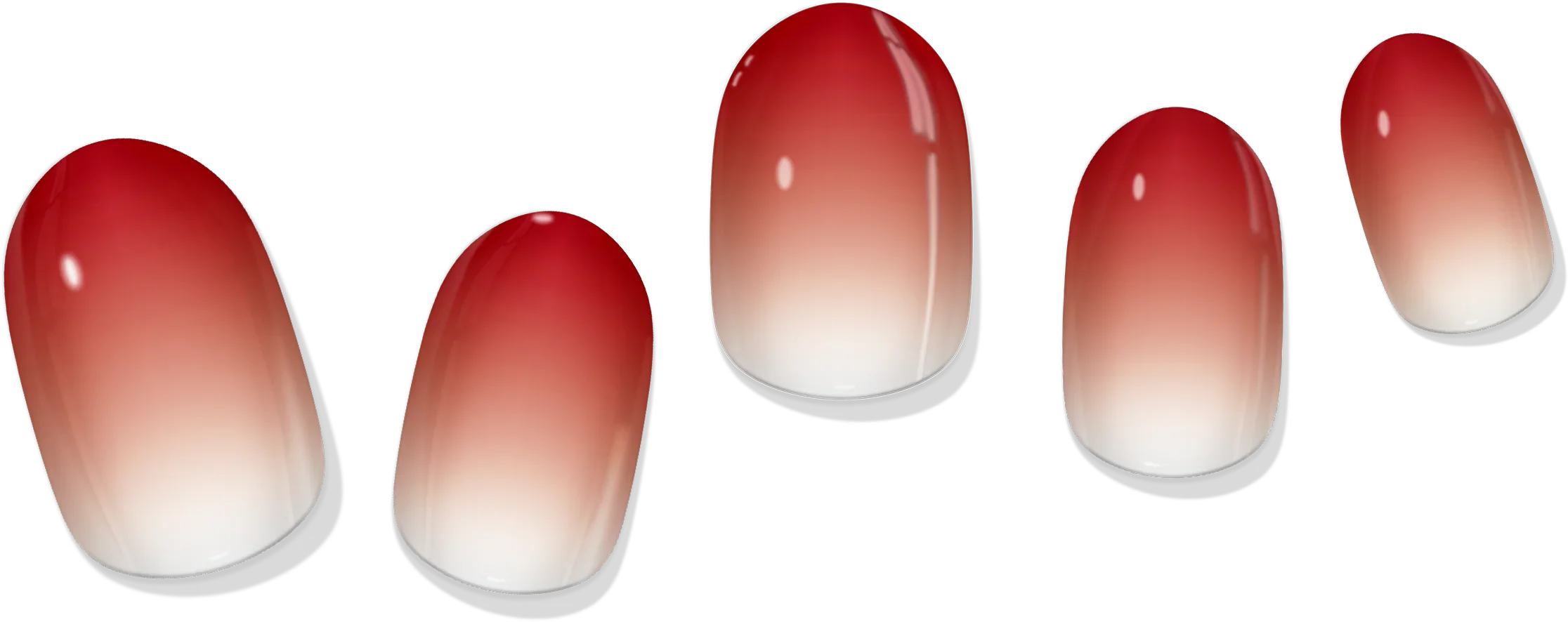 laurenbbeauty Apricot Gradient Gel Nail Wrap