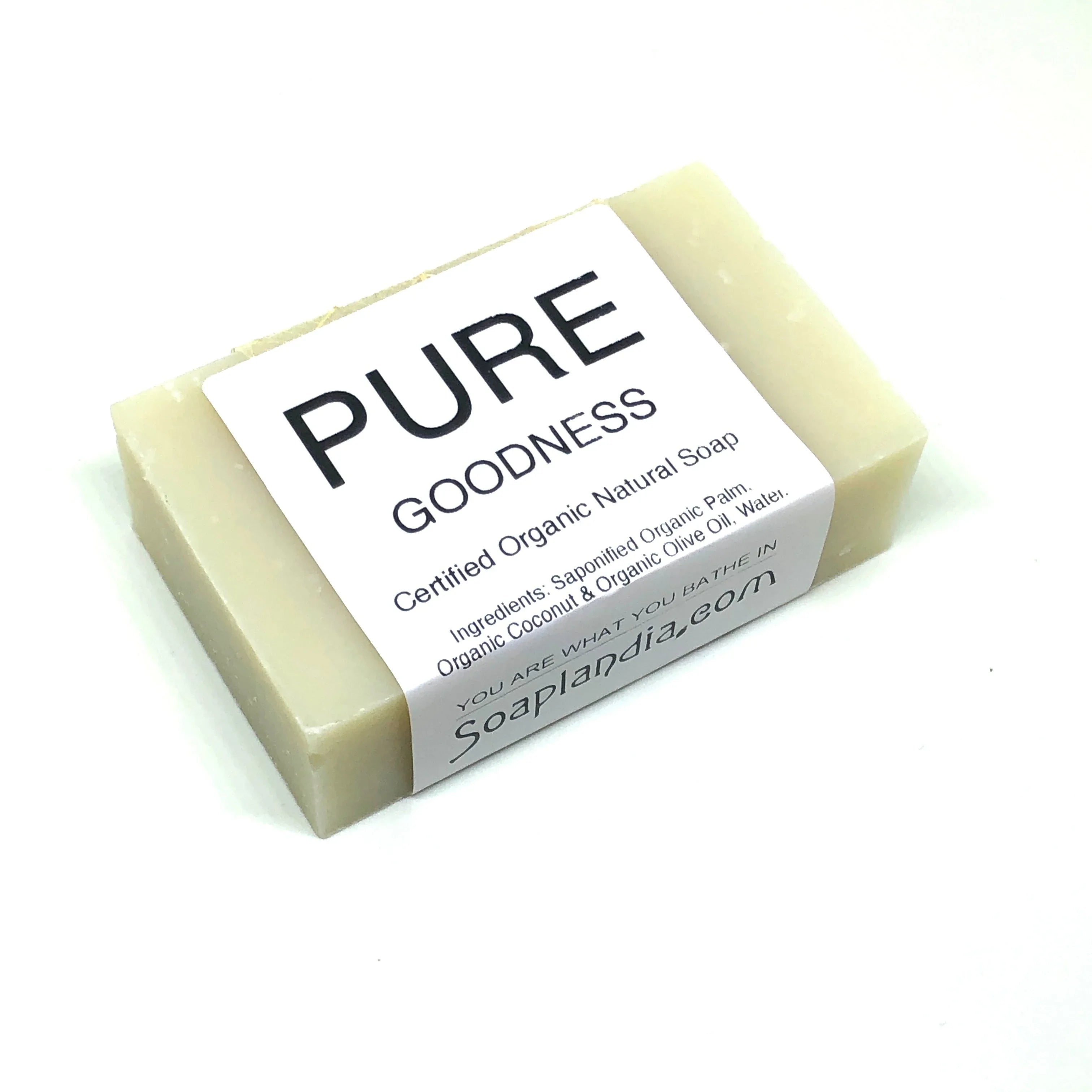 Soaplandia Pure Goodness Bar Soap, Organic