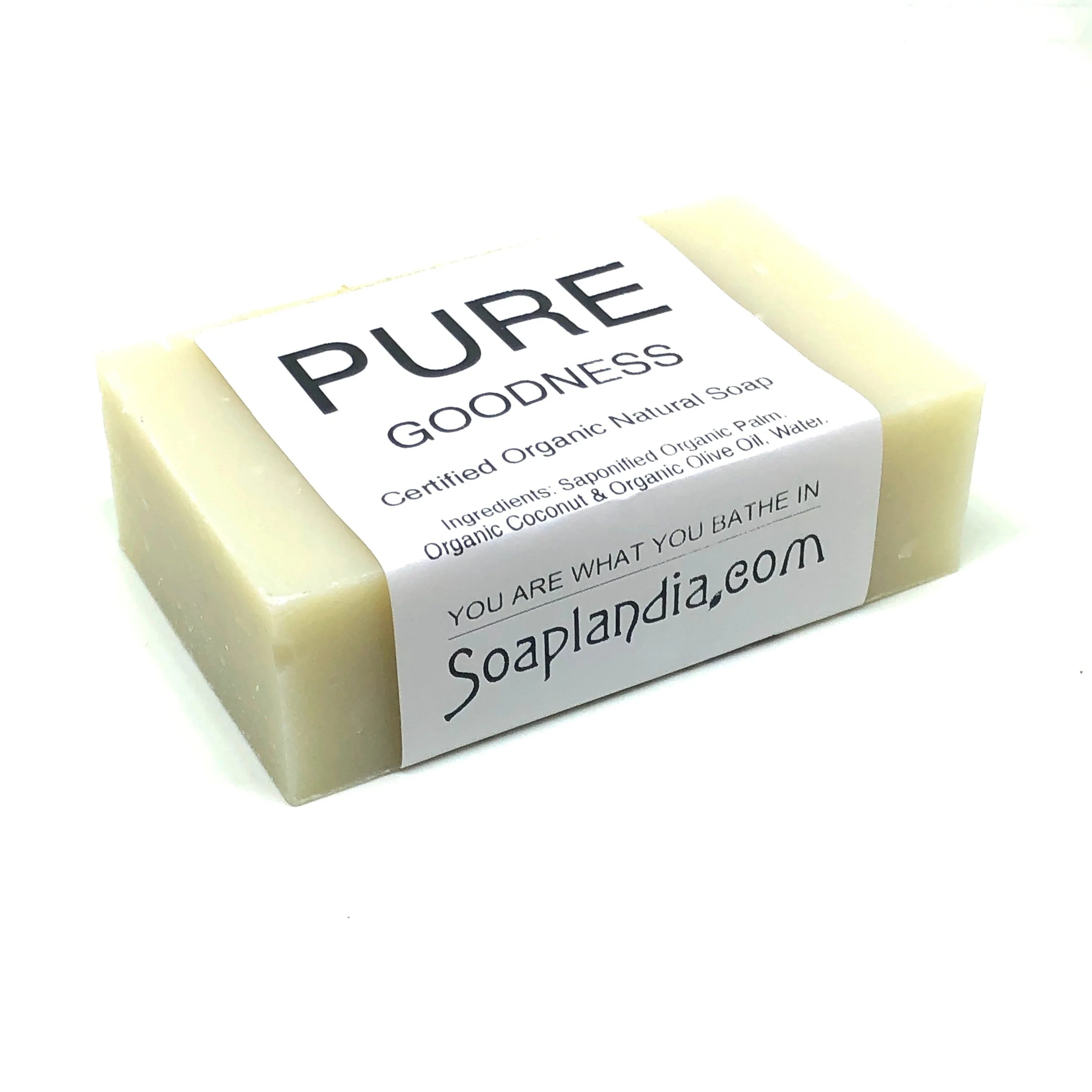 Soaplandia Pure Goodness Bar Soap, Organic