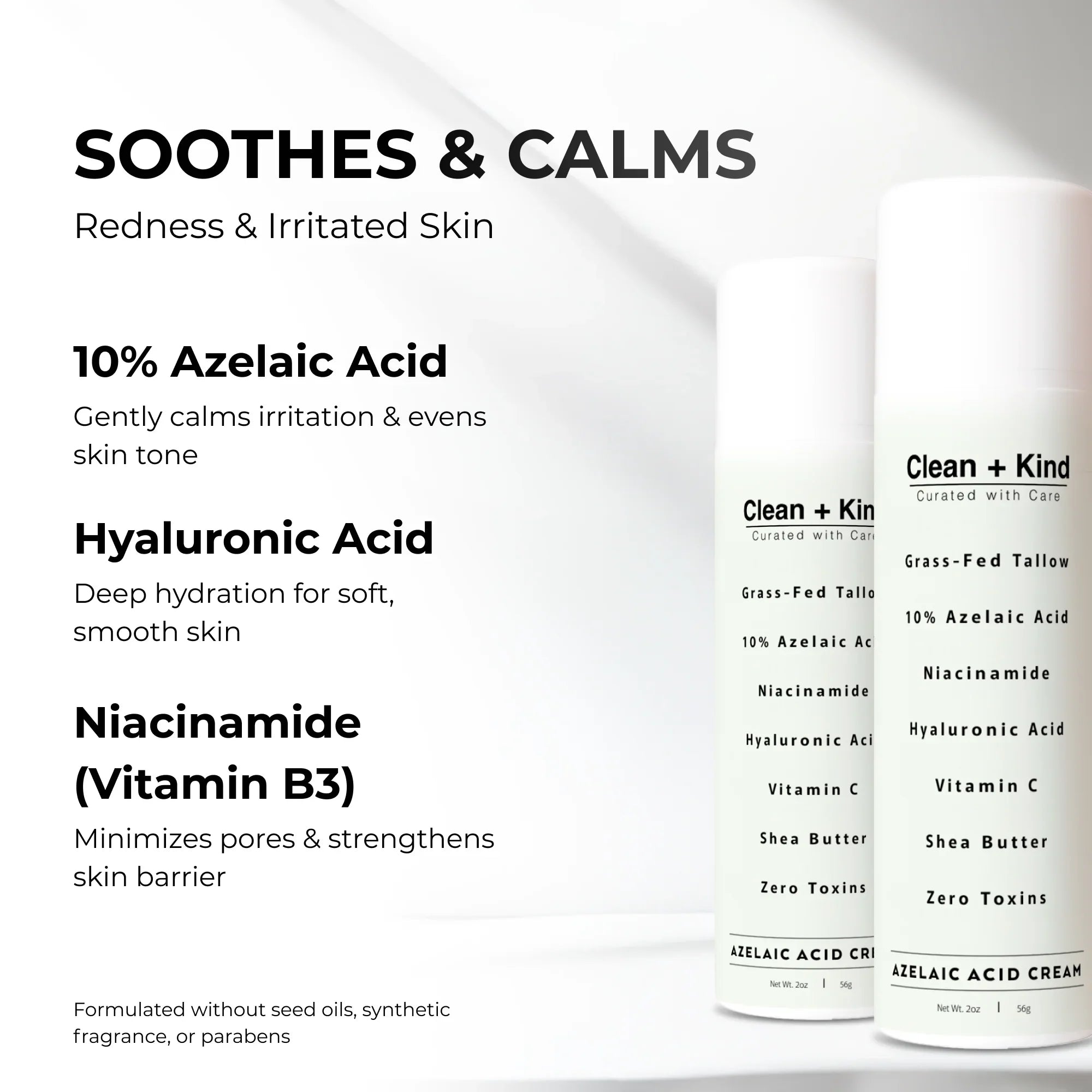Clean + Kind Azelaic Acid Cream