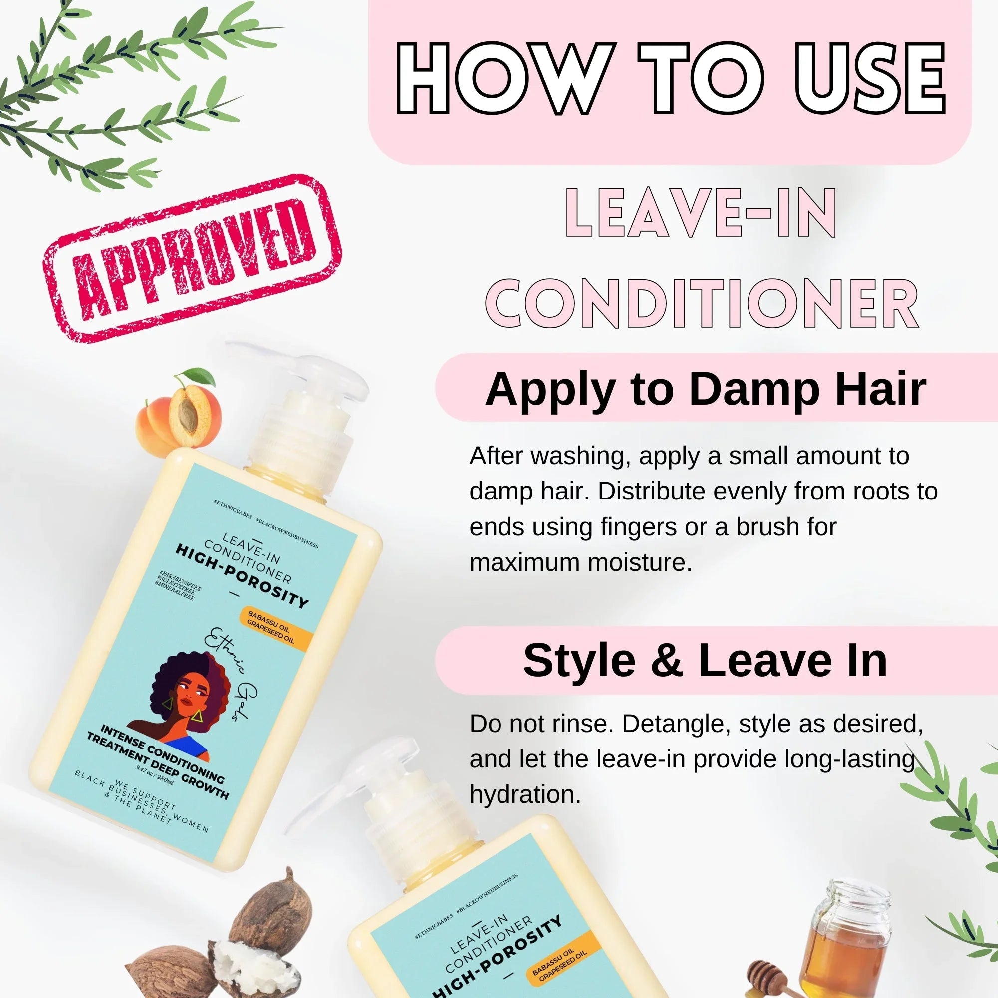 Ethnic Gals High Porosity Growth & Moisture Essentials