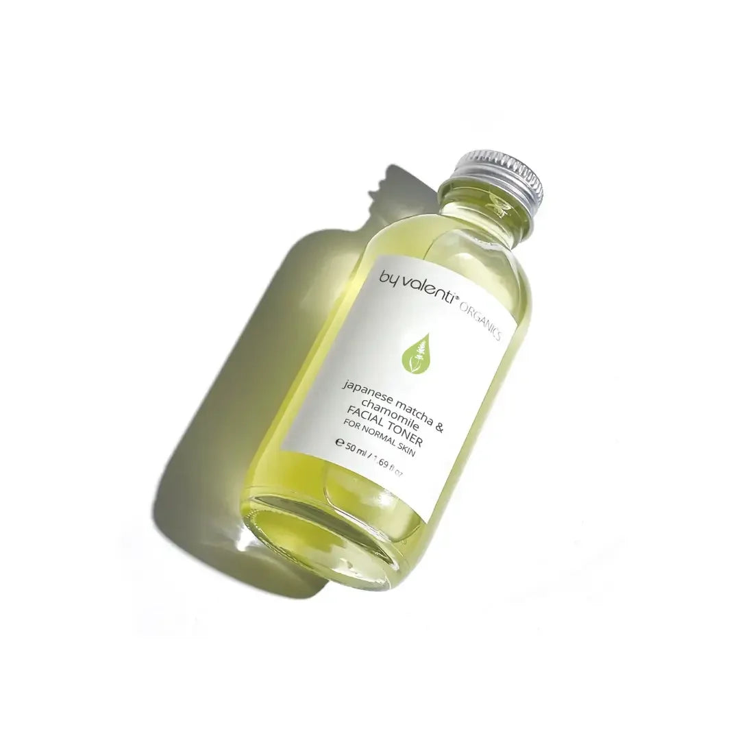 by valenti® Japanese Matcha & Chamomile Facial Toner for Normal Skin with Hydrolats + Witch Hazel + Japanese Matcha Extract