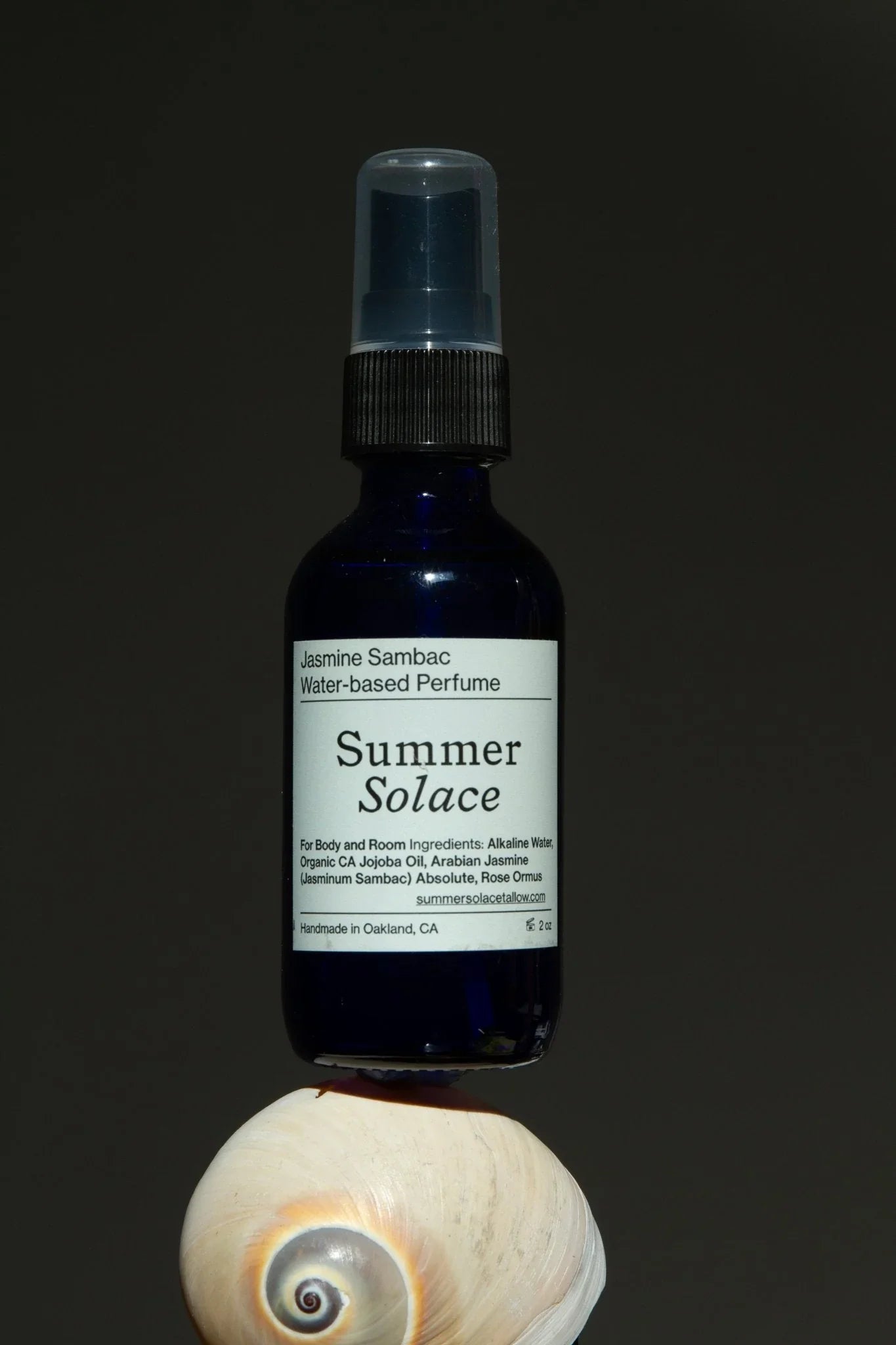 Summer Solace Tallow Jasmine Sambac + Magnolia Perfume Mist – Water-Based