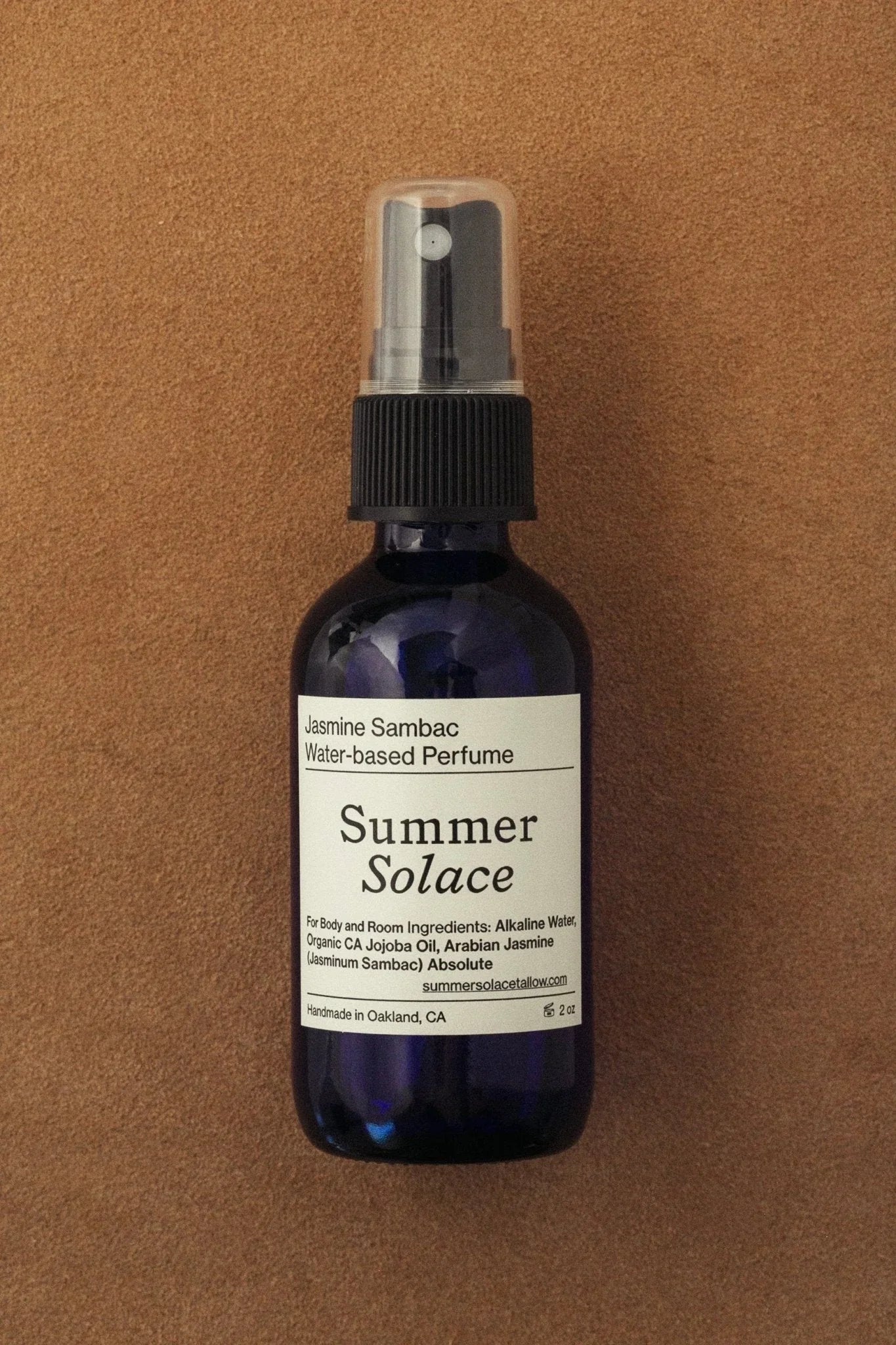Summer Solace Tallow Jasmine Sambac + Magnolia Perfume Mist – Water-Based