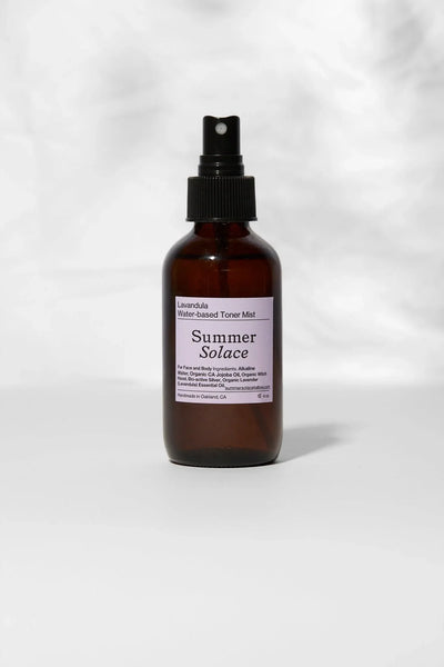Summer Solace Tallow Lavender & White Lotus Toner – Organic Floral Mist | 4 oz (New Formula) - Image 1