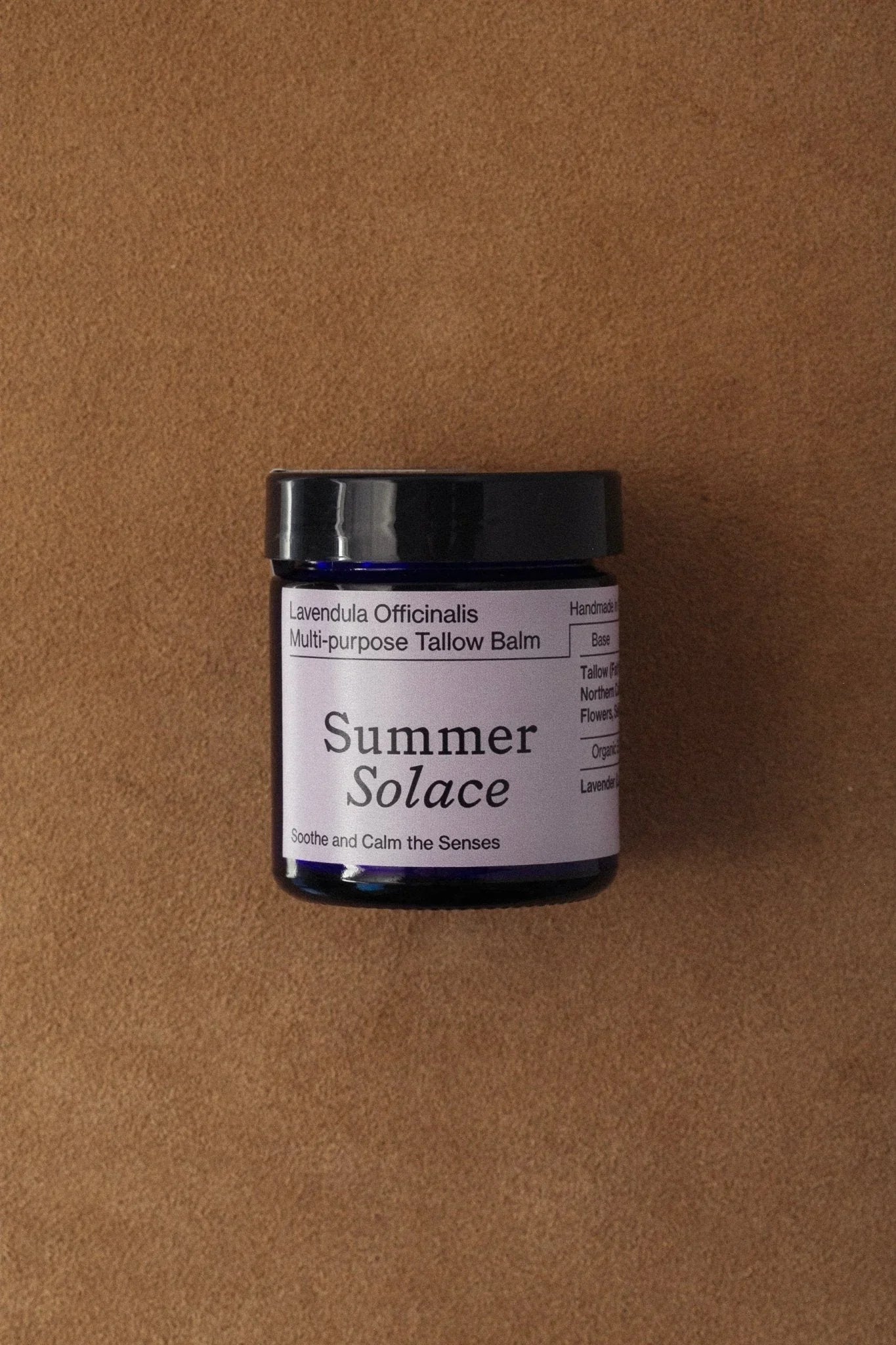 Summer Solace Tallow Lavendula Balm – Calming Floral Blend | Lavender & Golden Champa