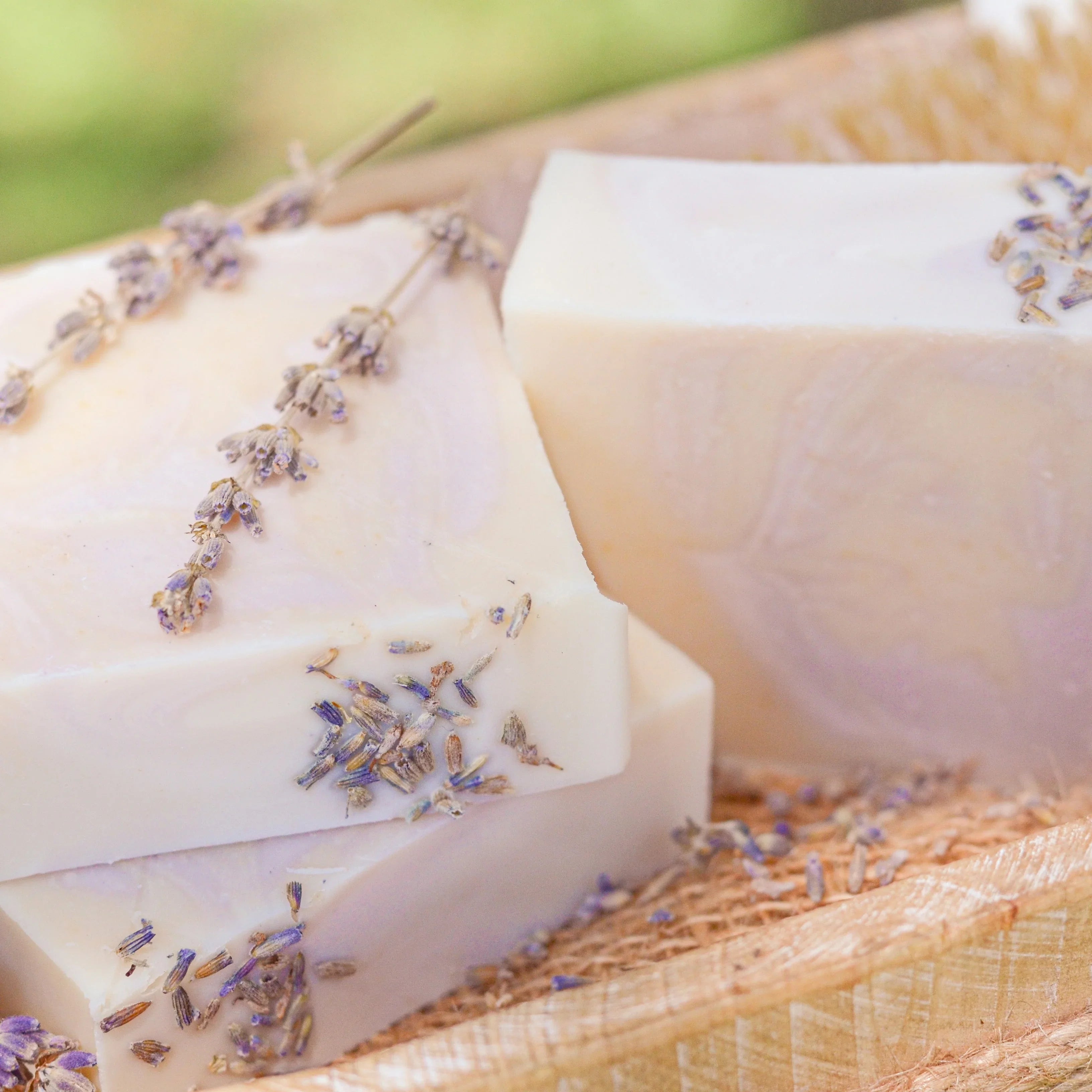 Pretty farm girl Lavender + Mint Handmade Tallow and Goat Milk Soap Bar