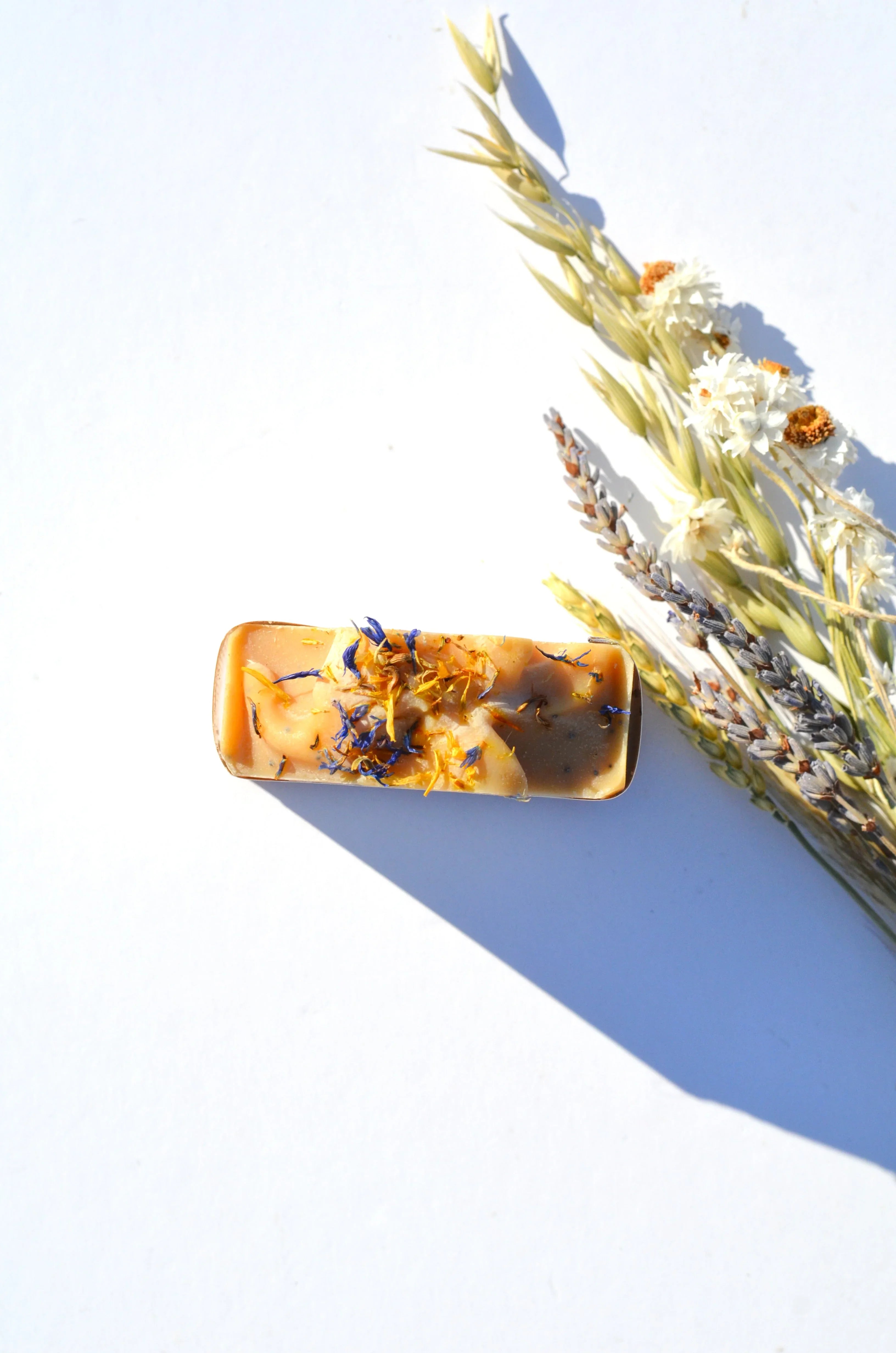 Pretty farm girl Lemon + Honey + Poppy Seed Handmade Tallow and Goat Milk Soap Bar