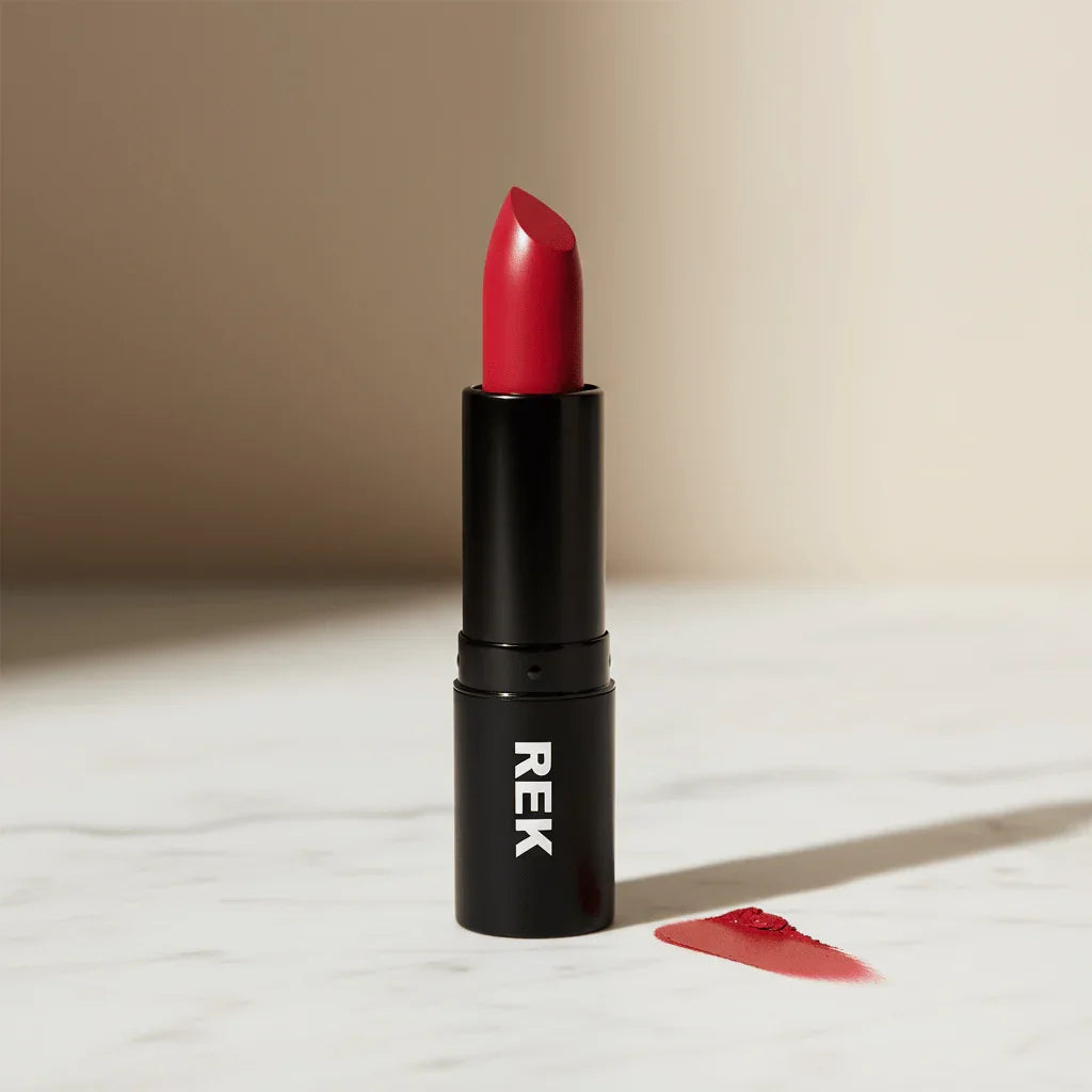 REK Cosmetics REK Matte Lipstick — Luxury Clean, Long-Lasting Vegan Formula