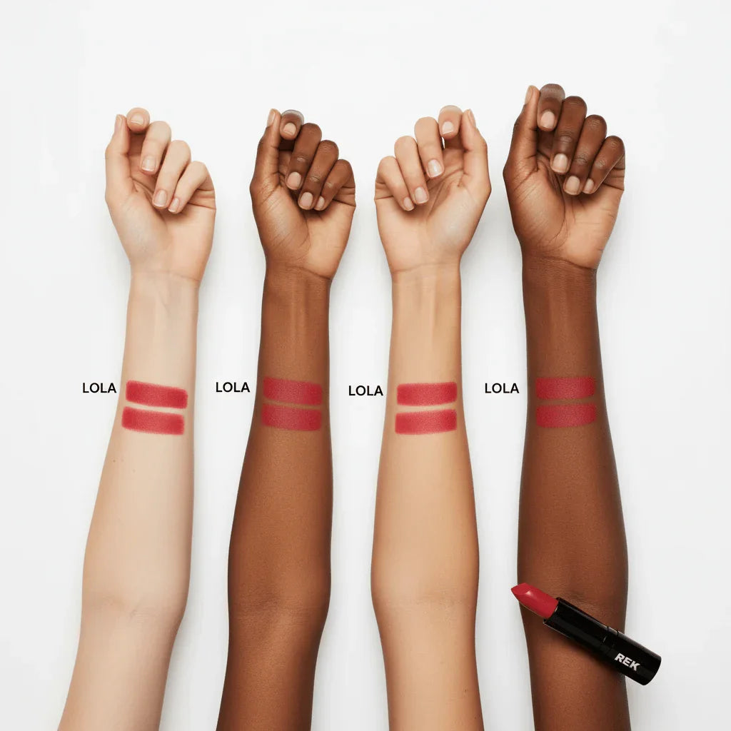 REK Cosmetics REK Matte Lipstick — Luxury Clean, Long-Lasting Vegan Formula