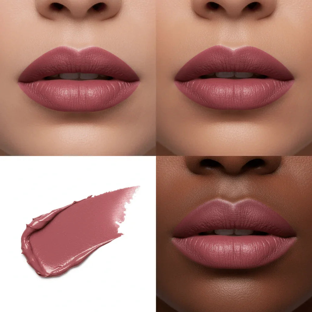 REK Cosmetics Cream Lipstick Collection - Creamy Finish, Longwear Formula