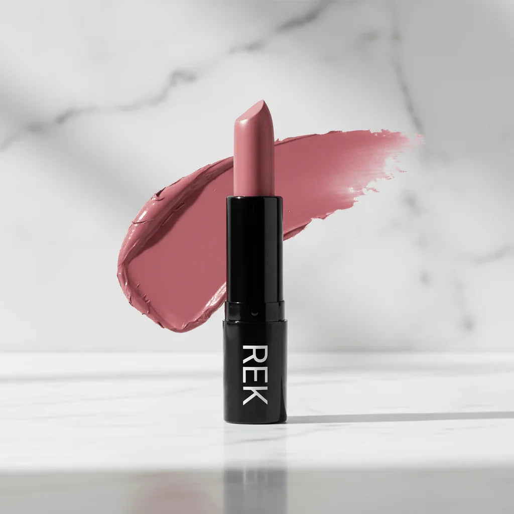 REK Cosmetics Cream Lipstick Collection - Creamy Finish, Longwear Formula