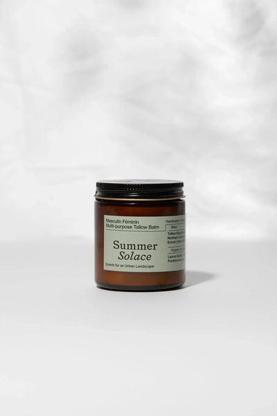 Summer Solace Tallow Masculin Féminin Tallow Balm – Frankincense, Patchouli & Hinoki Wood - Image 2