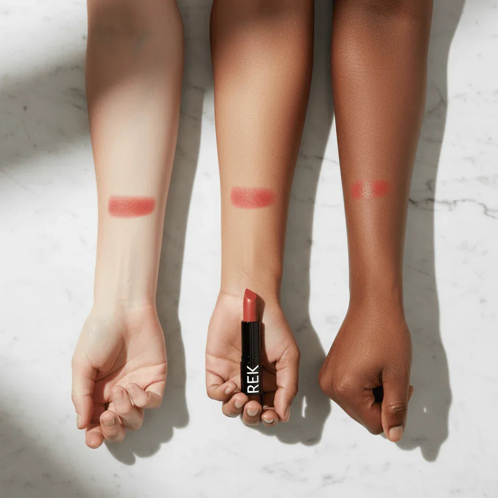 REK Cosmetics REK Matte Lipstick — Luxury Clean, Long-Lasting Vegan Formula