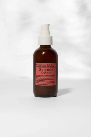 Summer Solace Tallow Mountain Song Body and Hair Oil – Petrichor, Gardenia, Honeysuckle (Limited Edition)