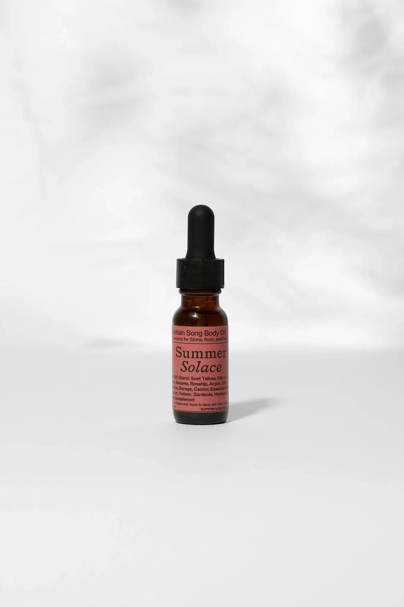 Summer Solace Tallow Mountain Song Body and Hair Oil – Petrichor, Gardenia, Honeysuckle (Limited Edition)