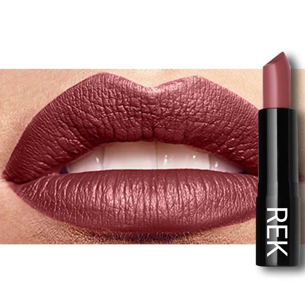 REK Cosmetics Sheer Shine Lipstick — Long-Lasting, Hydrating Color Formula