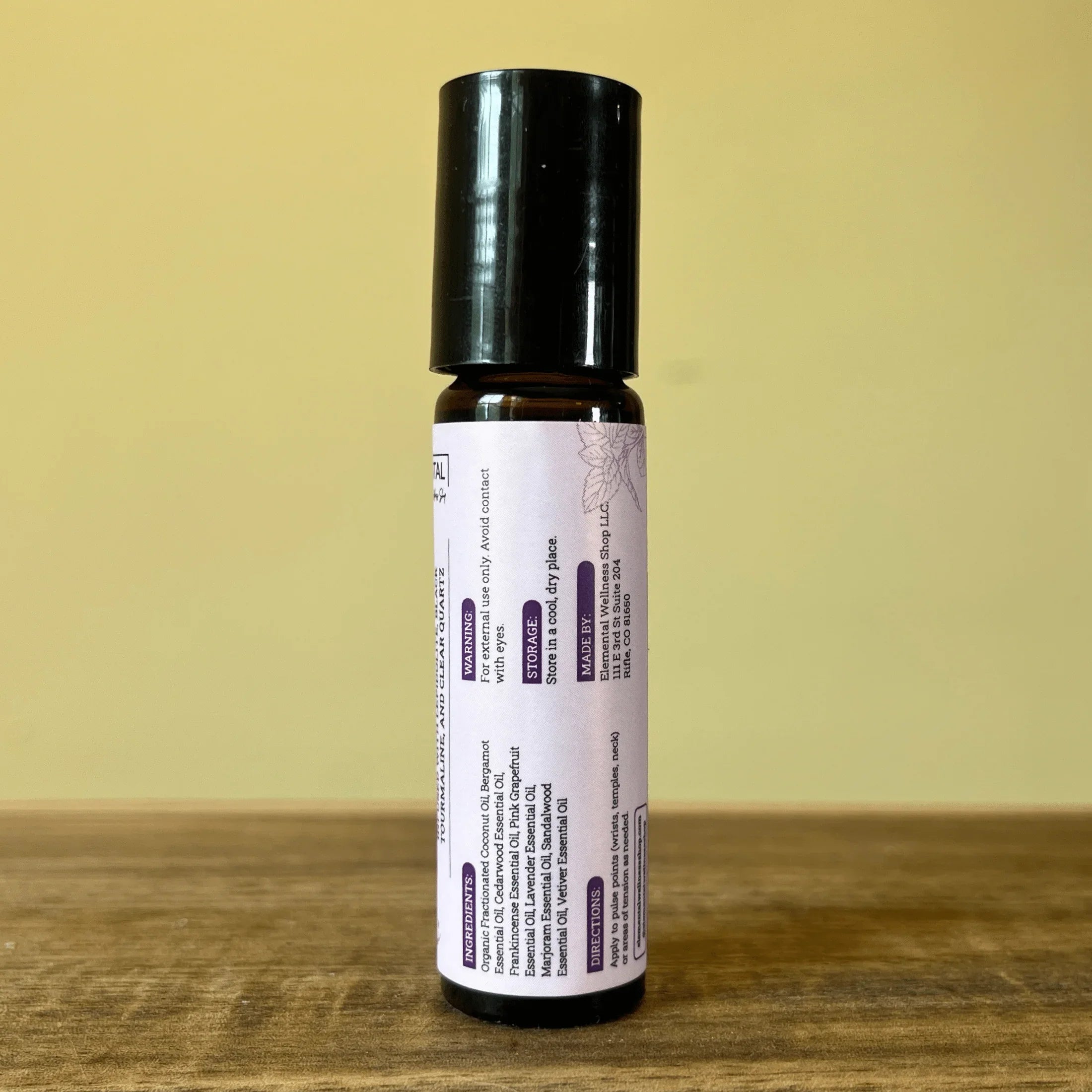 Elemental Wellness Shop Natural Anxiety Relief Essential Oil Roller