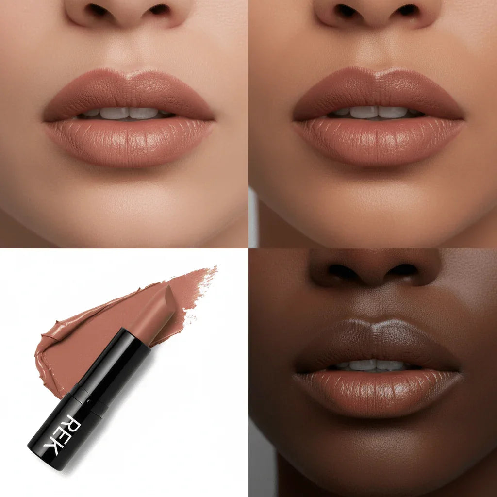 REK Cosmetics Cream Lipstick Collection - Creamy Finish, Longwear Formula