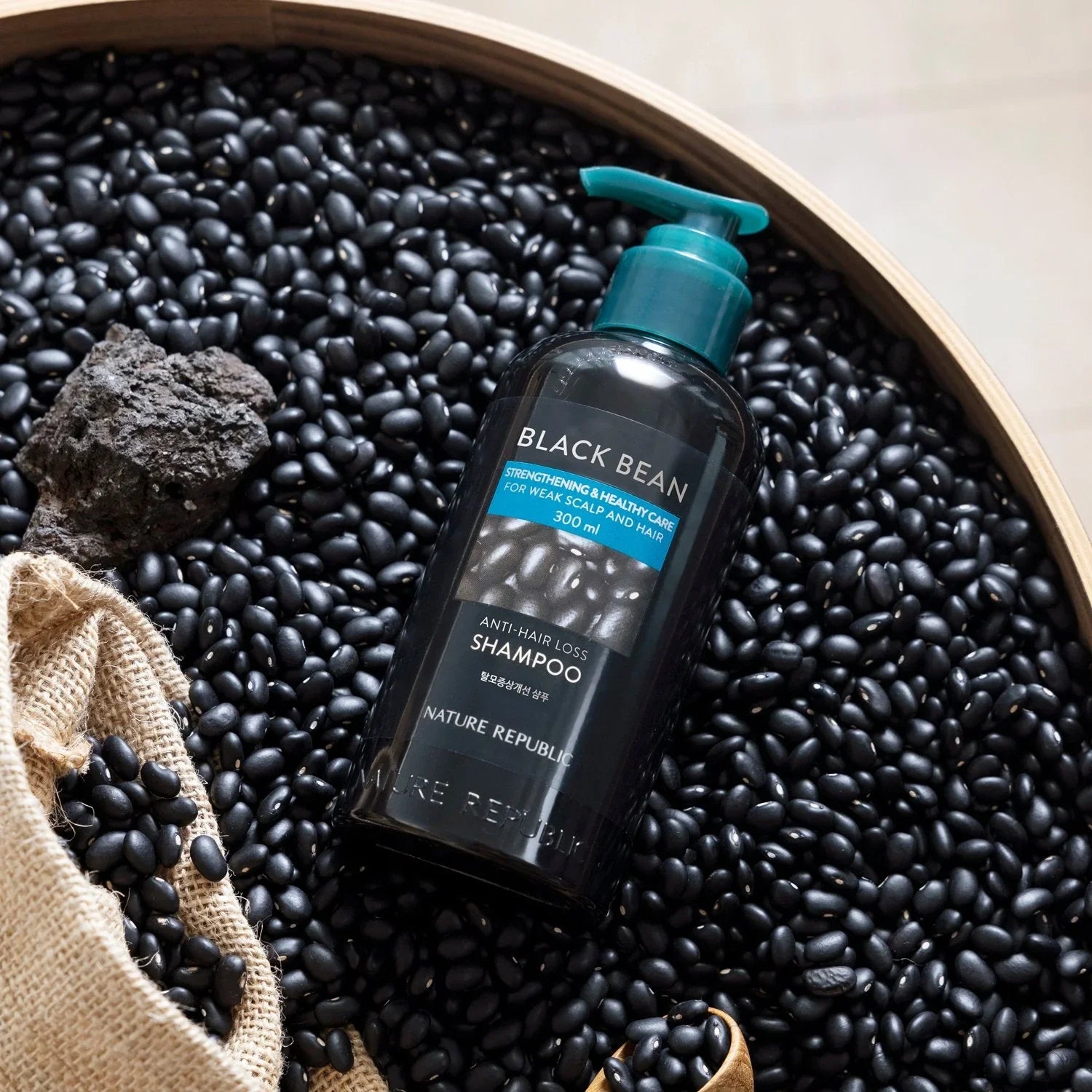 Nature Republic Black Bean Invigorating Hair Shampoo