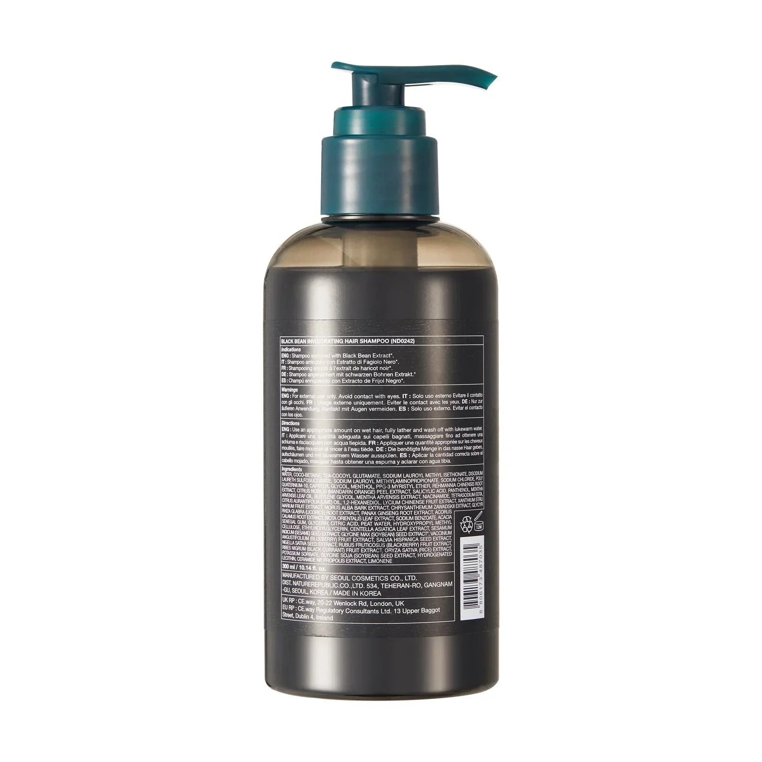Nature Republic Black Bean Invigorating Hair Shampoo