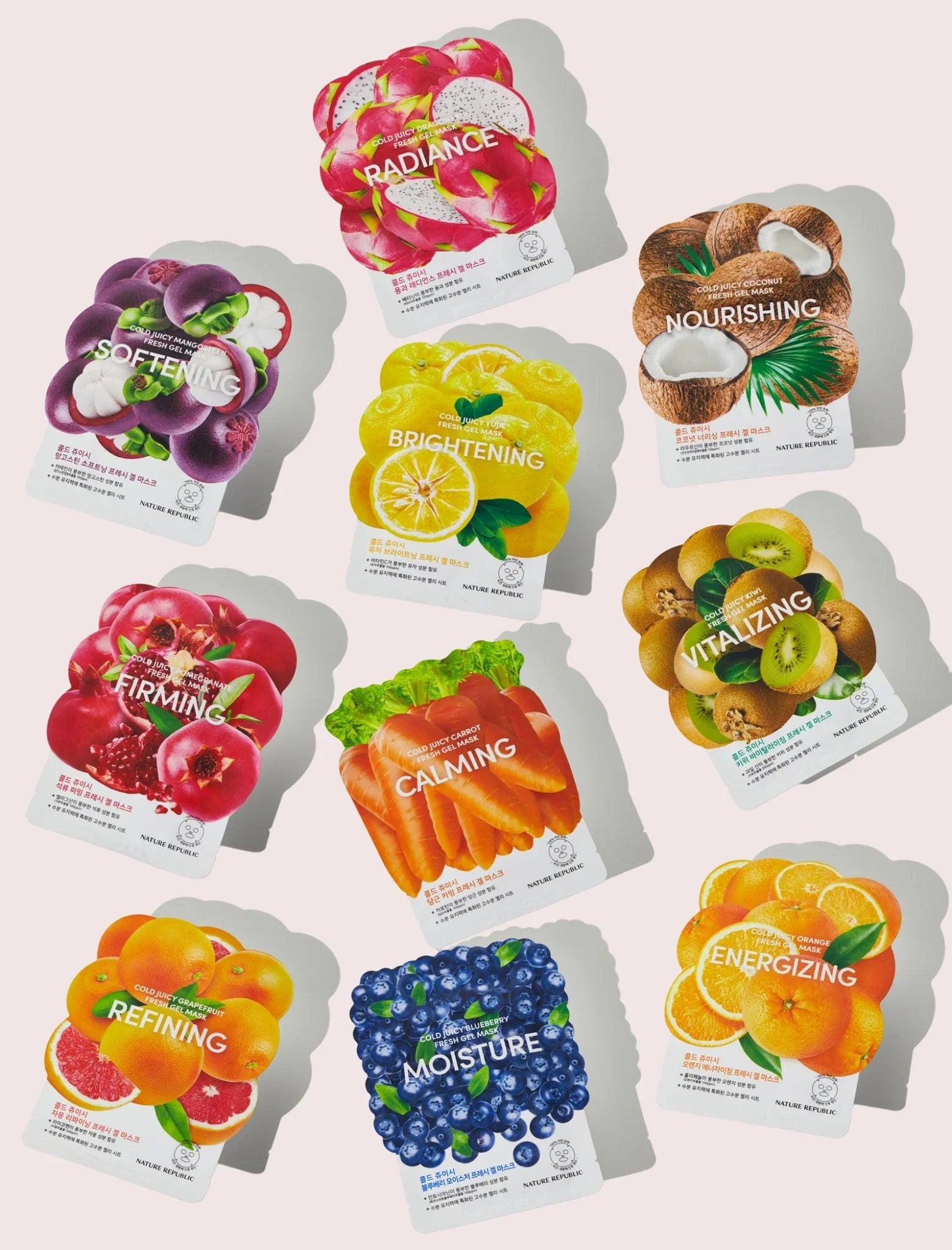 Nature Republic Cold Juicy Fresh Gel Mask Yuja Brightening