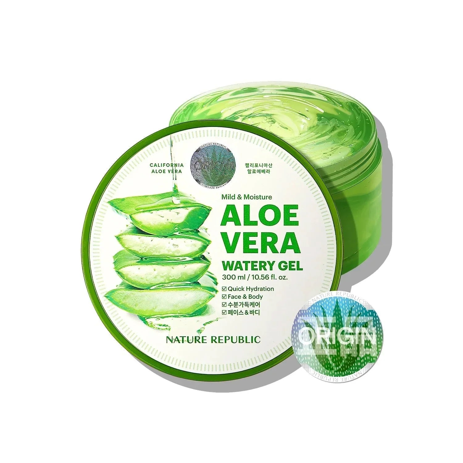 Nature Republic Mild & Moisture Aloe Vera Watery Gel