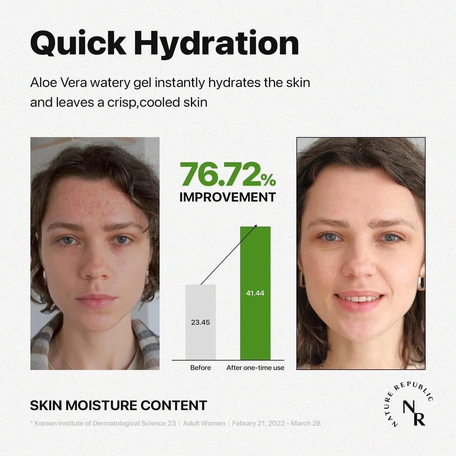 Nature Republic Mild & Moisture Aloe Vera Watery Gel