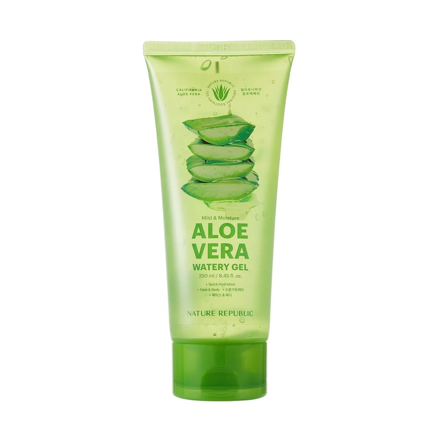 Nature Republic Mild & Moisture Aloe Vera Watery Gel (Tube)