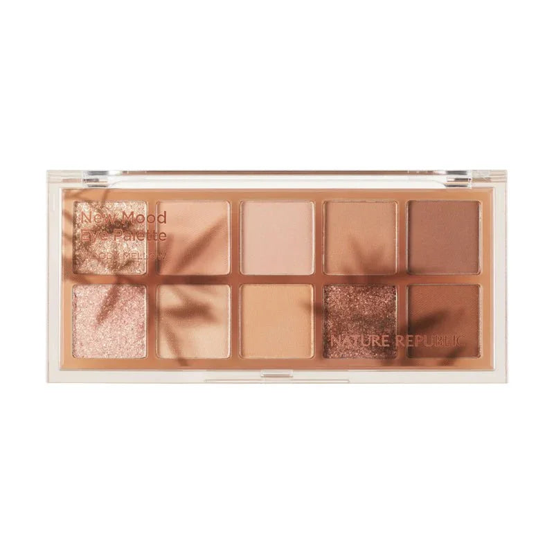 Nature Republic New Mood Eyeshadow Palette 01 Woody Mellow