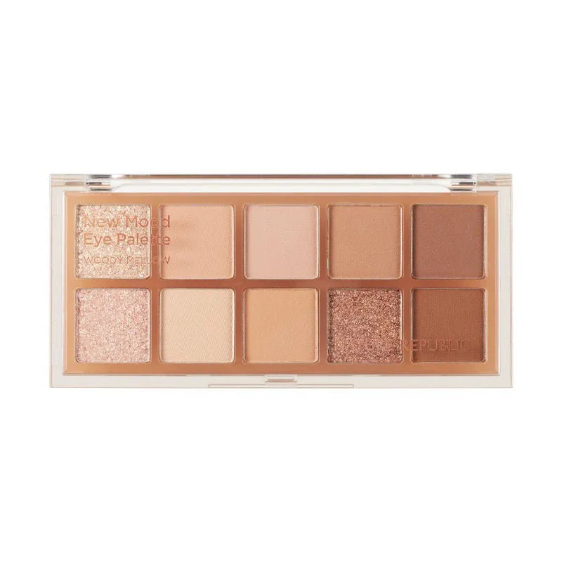 Nature Republic New Mood Eyeshadow Palette 01 Woody Mellow