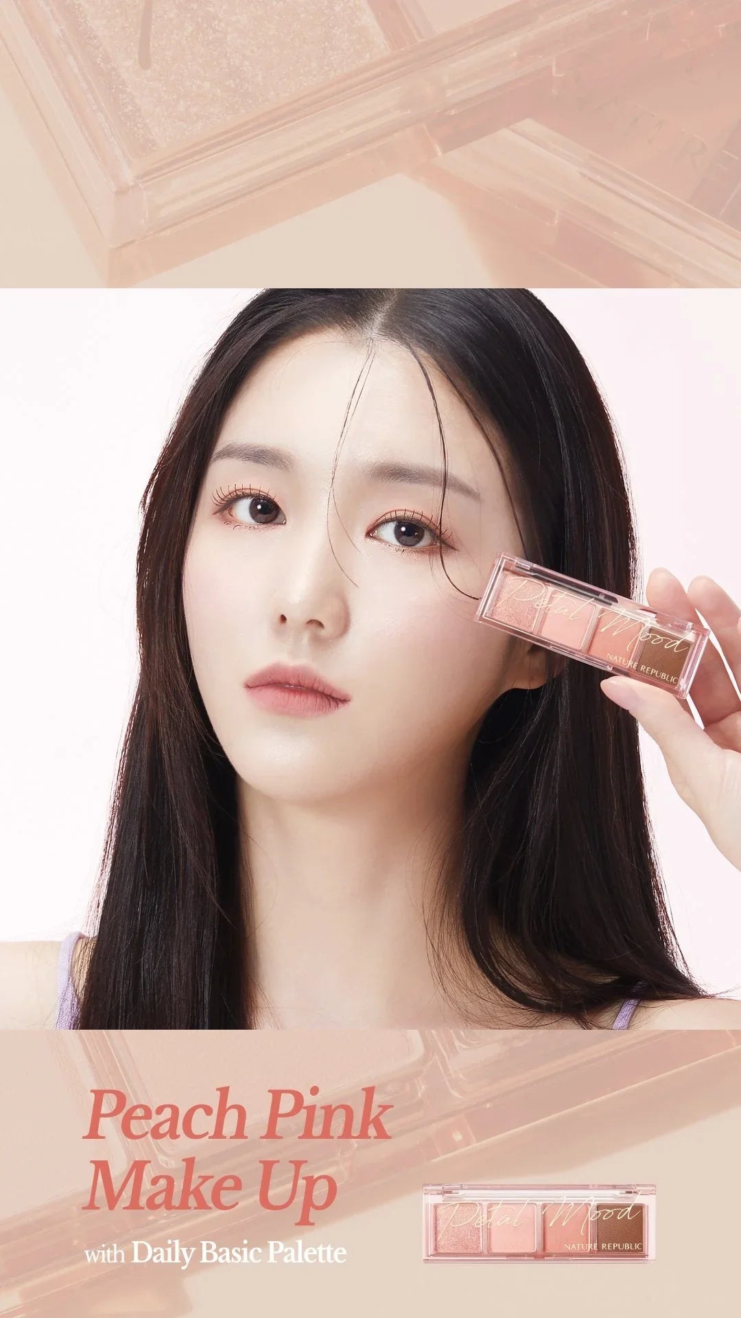 Nature Republic Daily Basic Eyeshadow Palette 05 Peach Pink