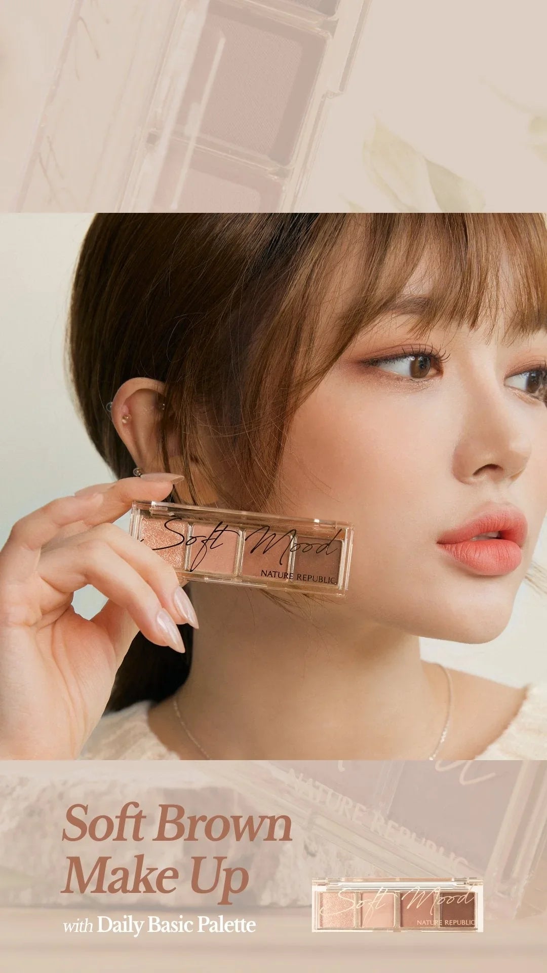 Nature Republic Daily Basic Eyeshadow Palette 06 Soft Brown