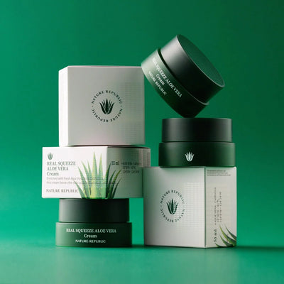 Nature Republic Real Squeeze Aloe Vera Cream - Image 4