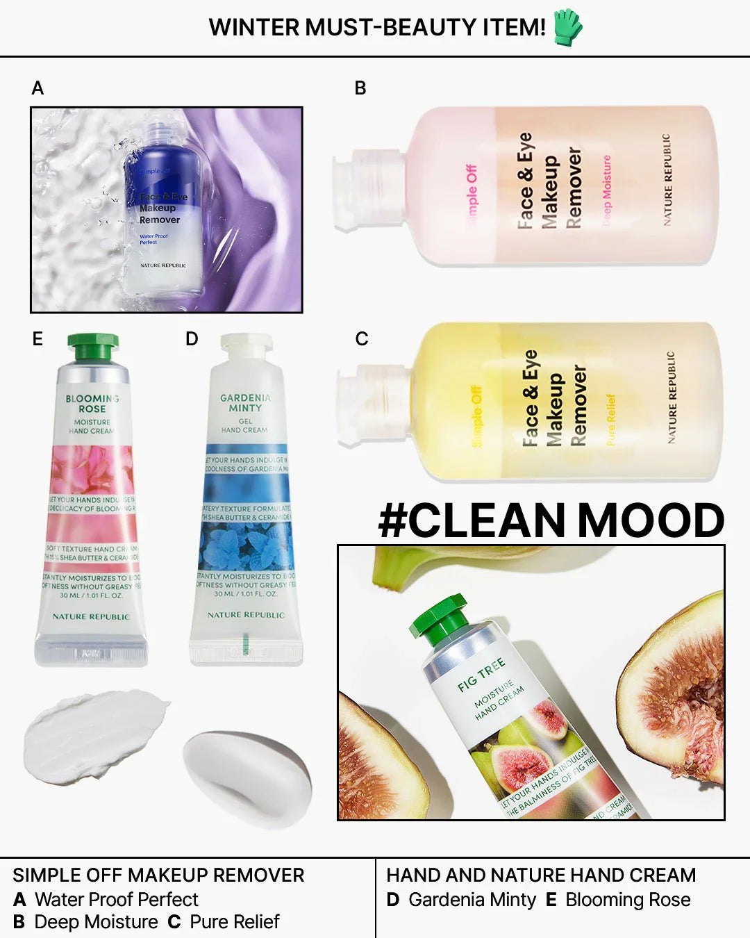 Nature Republic Simple Off Face & Eye Makeup Remover Water Proof