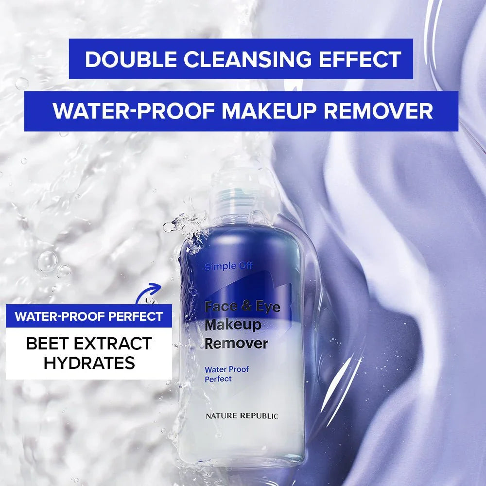 Nature Republic Simple Off Face & Eye Makeup Remover Water Proof