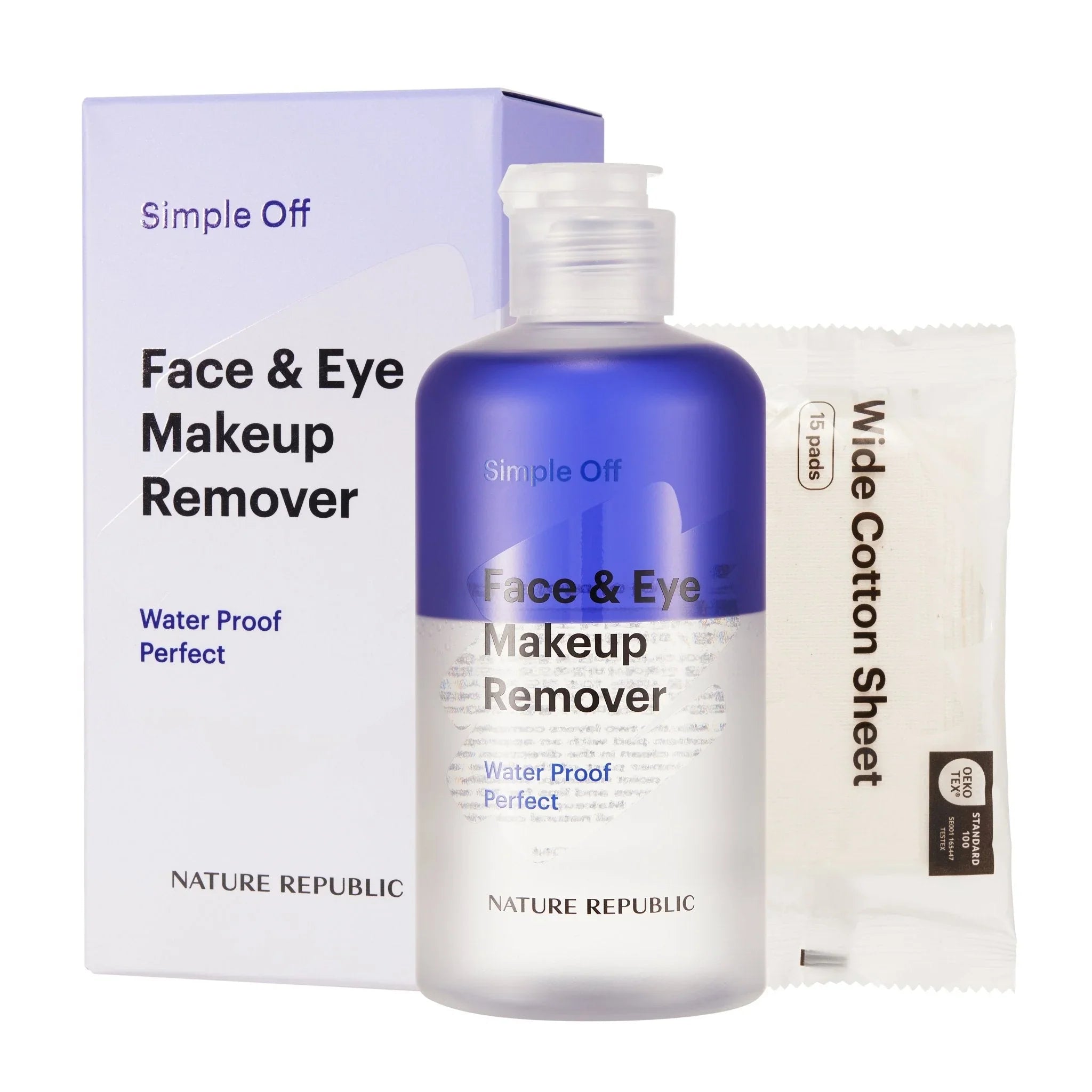 Nature Republic Simple Off Face & Eye Makeup Remover Water Proof