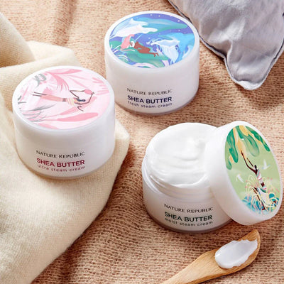 Nature Republic Shea Butter Steam Cream Fresh (Oily, Combination Skin) - Image 2