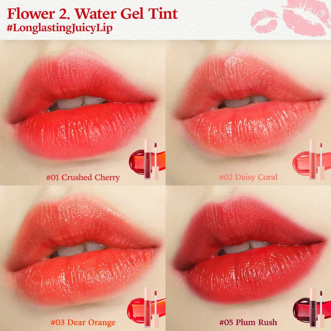 Nature Republic By Flower Water Gel Tint 01 Crushed Cherry