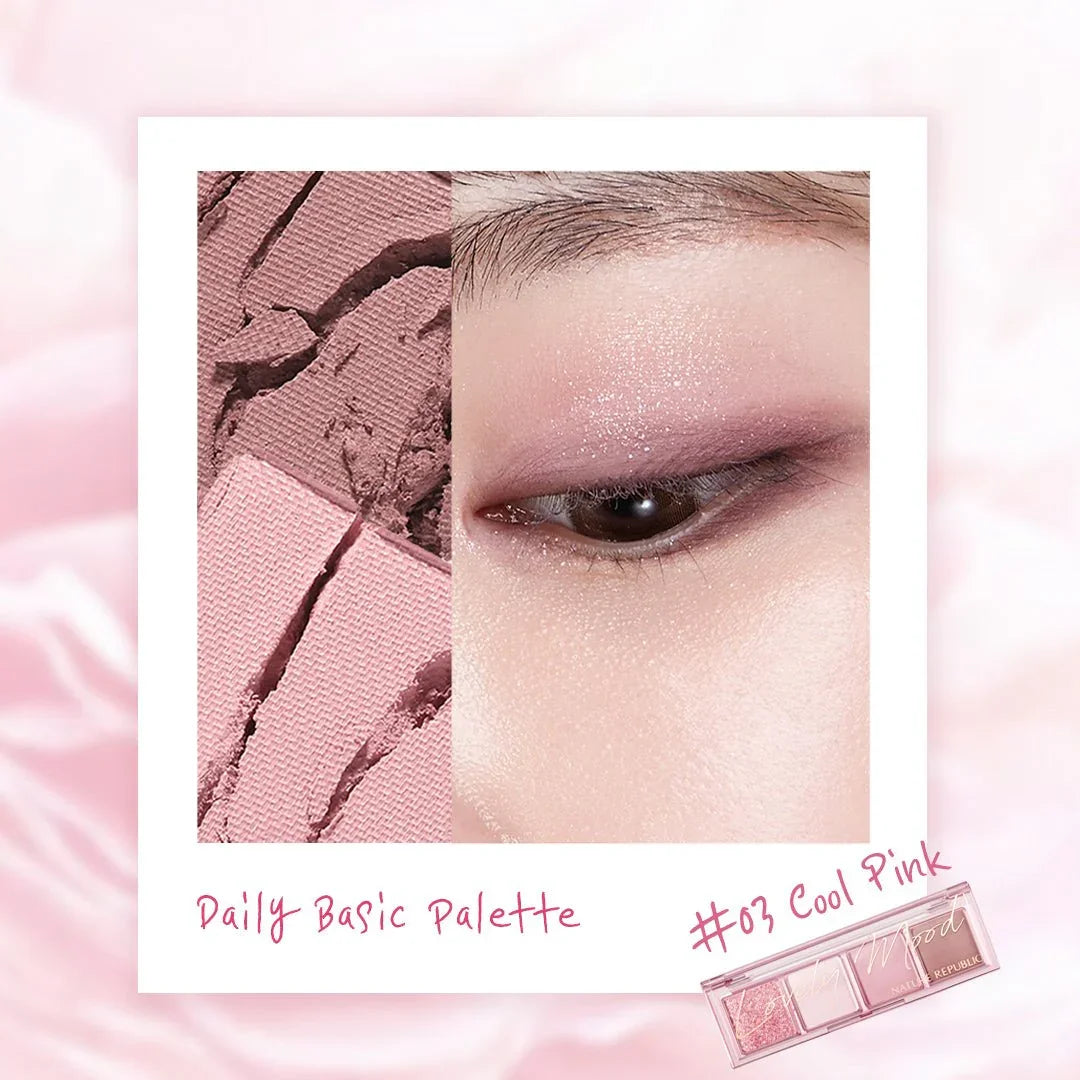 Nature Republic Daily Basic Eyeshadow Palette 03 Cool Pink