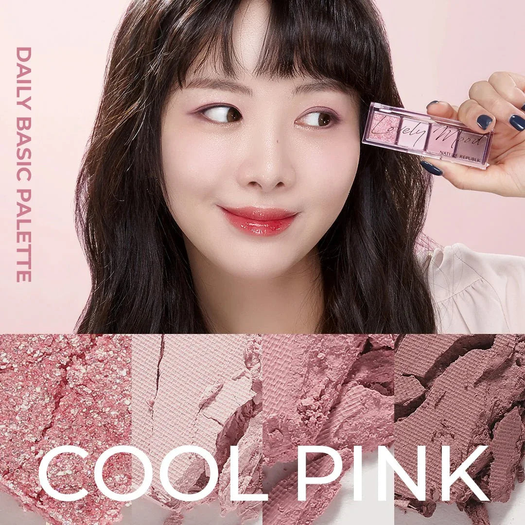 Nature Republic Daily Basic Eyeshadow Palette 03 Cool Pink
