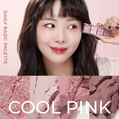 Nature Republic Daily Basic Eyeshadow Palette 03 Cool Pink - Image 3