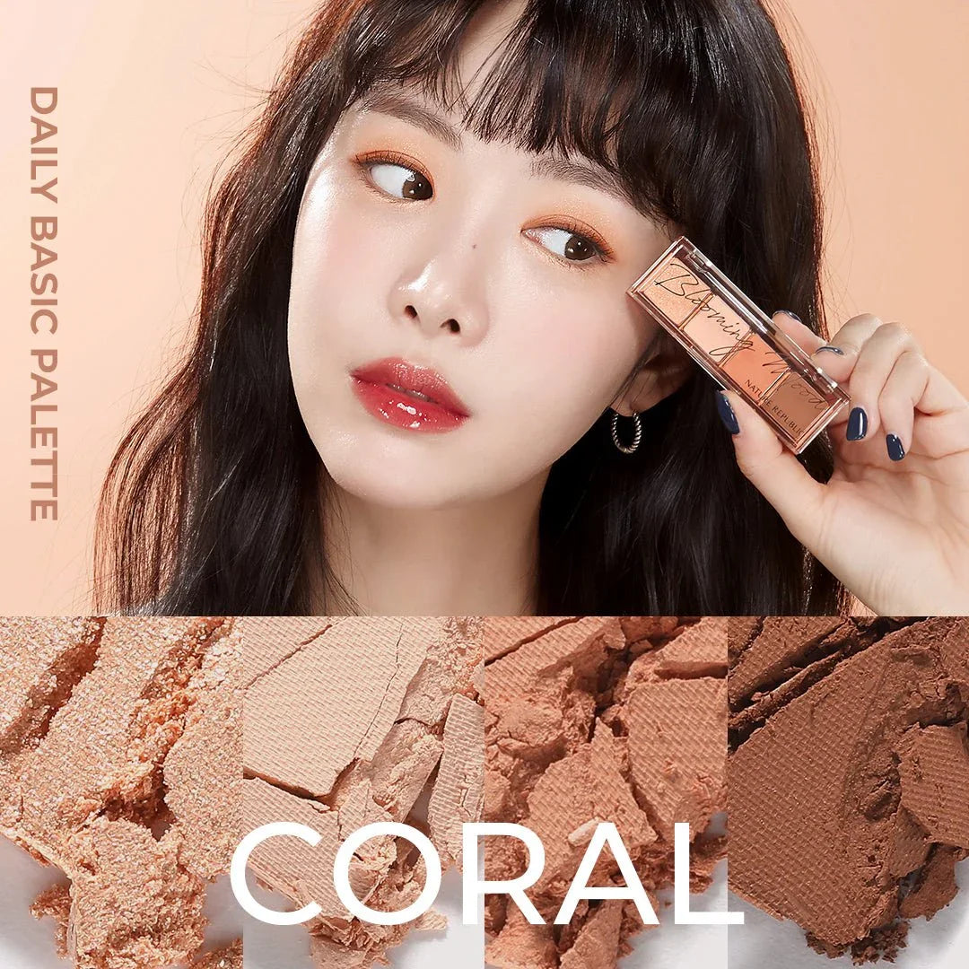 Nature Republic Daily Basic Eyeshadow Palette 04 Coral