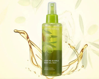 Nature Republic Love Me Bubble Body Oil Mist - Olive - Image 2