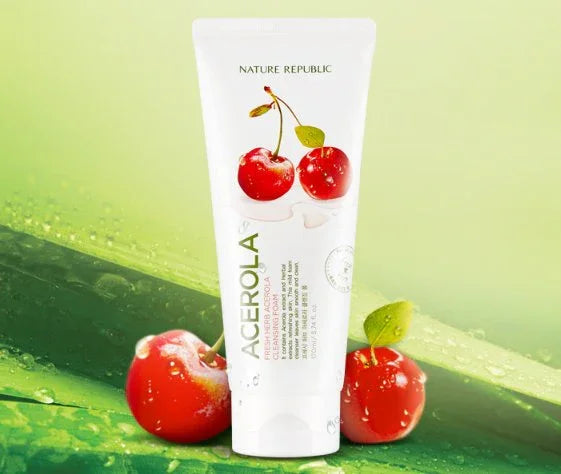 Nature Republic Fresh Herb Cleansing Foam Acerola