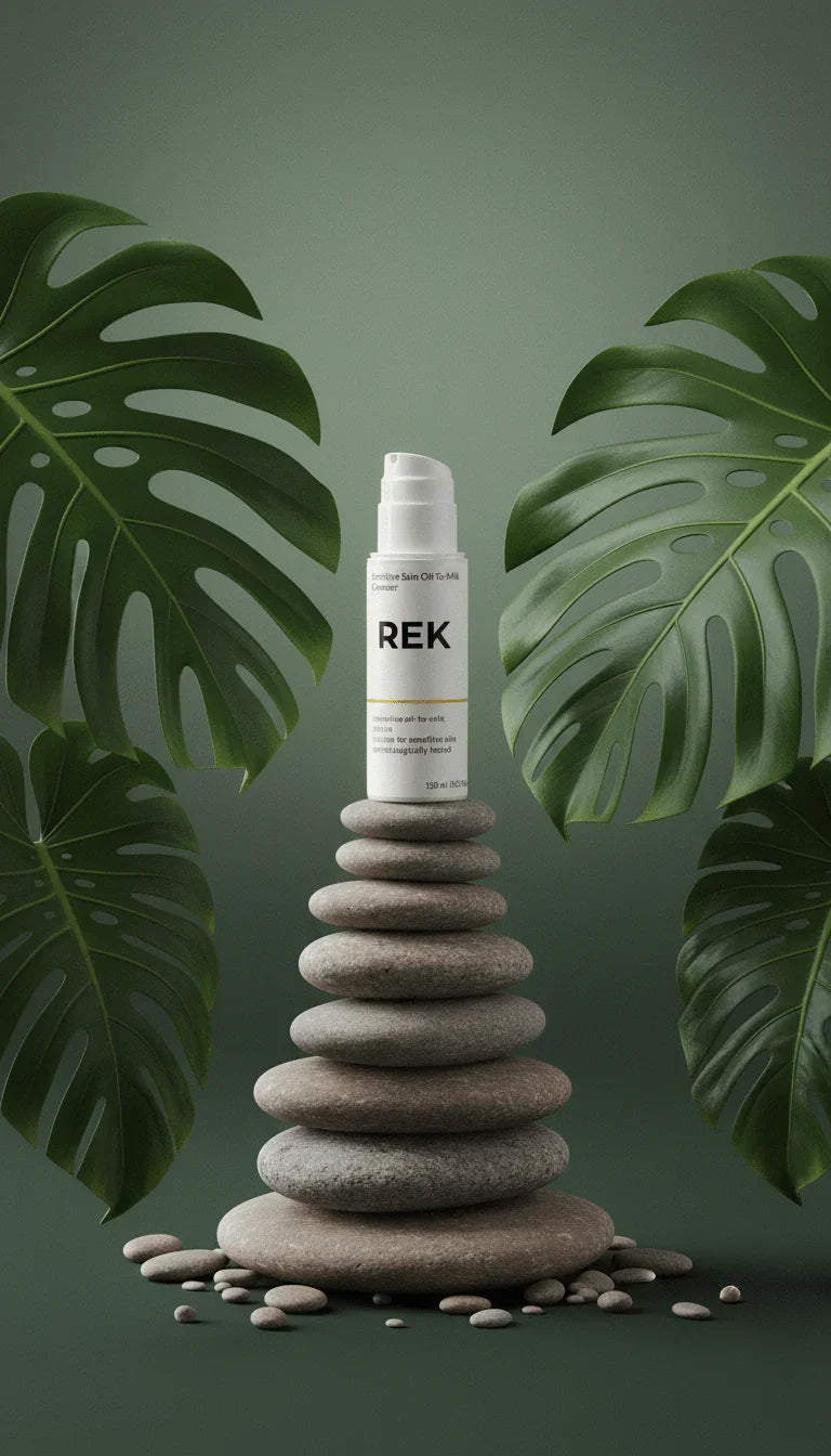 REK Cosmetics Oil-To-Milk Cleanser – Sensitive Skin Formula